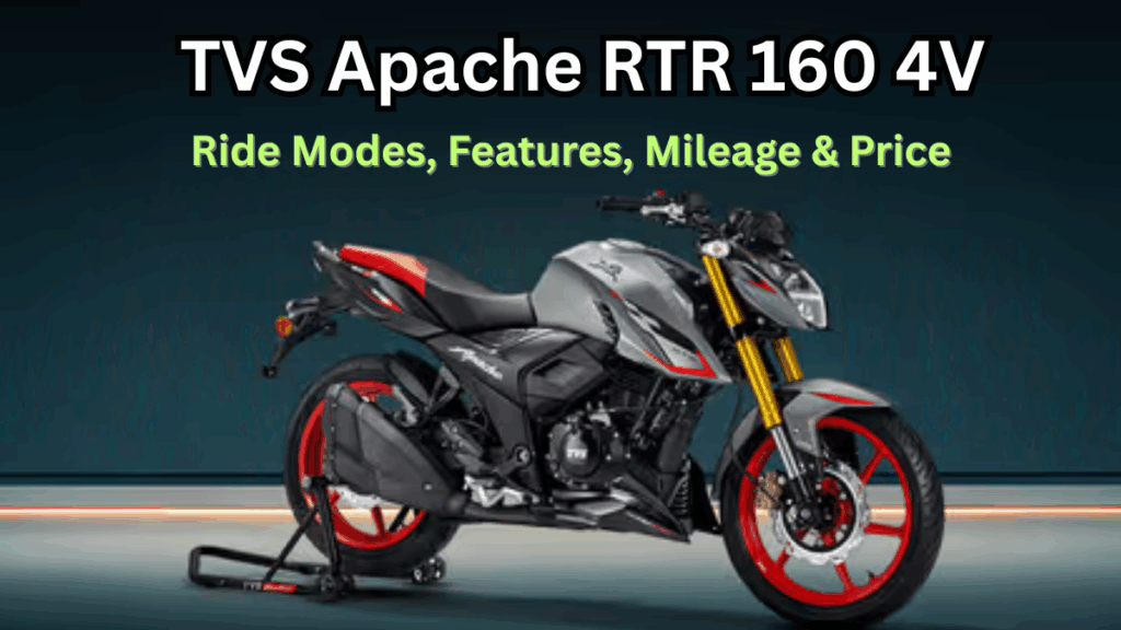 TVS Apache RTR 160 4V: Ride Modes, Features, Mileage & Price