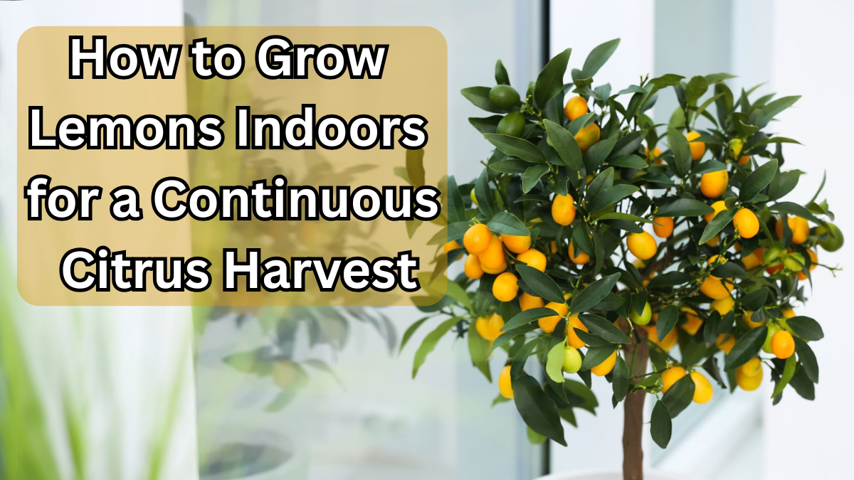 How to Grow Lemons Indoors for a Continuous Citrus Harvest