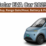 Solar EVA Car 2025: Panel Setup, Range Gain/Hour, Battery & Price Band