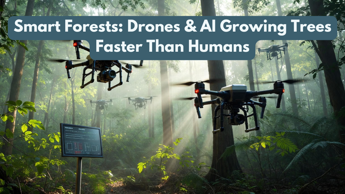 Smart Forests: Drones & AI Growing Trees Faster Than Humans
