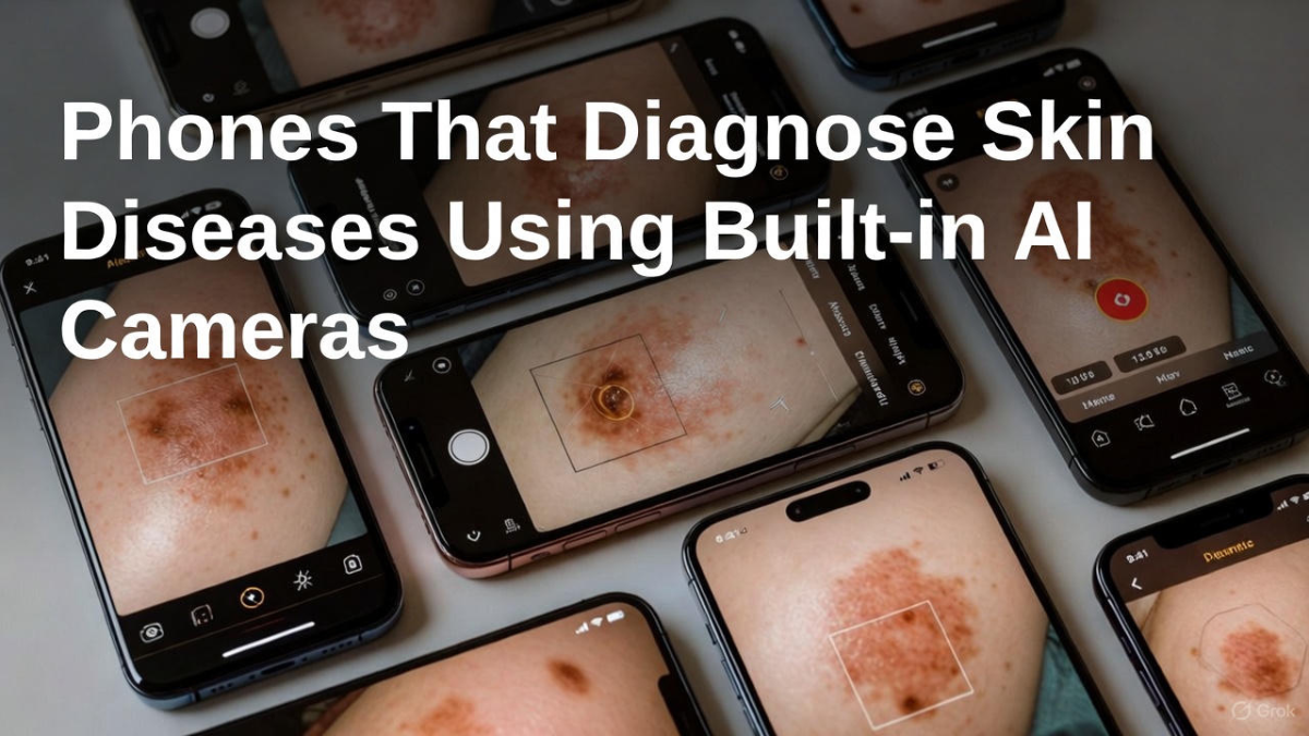 Phones That Diagnose Skin Diseases Using Built-in AI Cameras