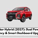 MG Hector Hybrid (2027): Dual Powertrain Efficiency & Smart Dashboard Upgrades
