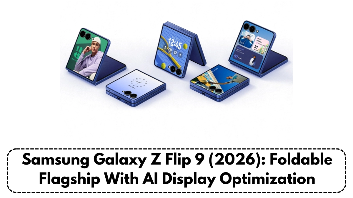 Samsung Galaxy Z Flip 9 (2026): Foldable Flagship With AI Display Optimization