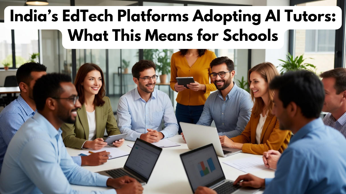 India’s EdTech Platforms Adopting AI Tutors: What This Means for Schools