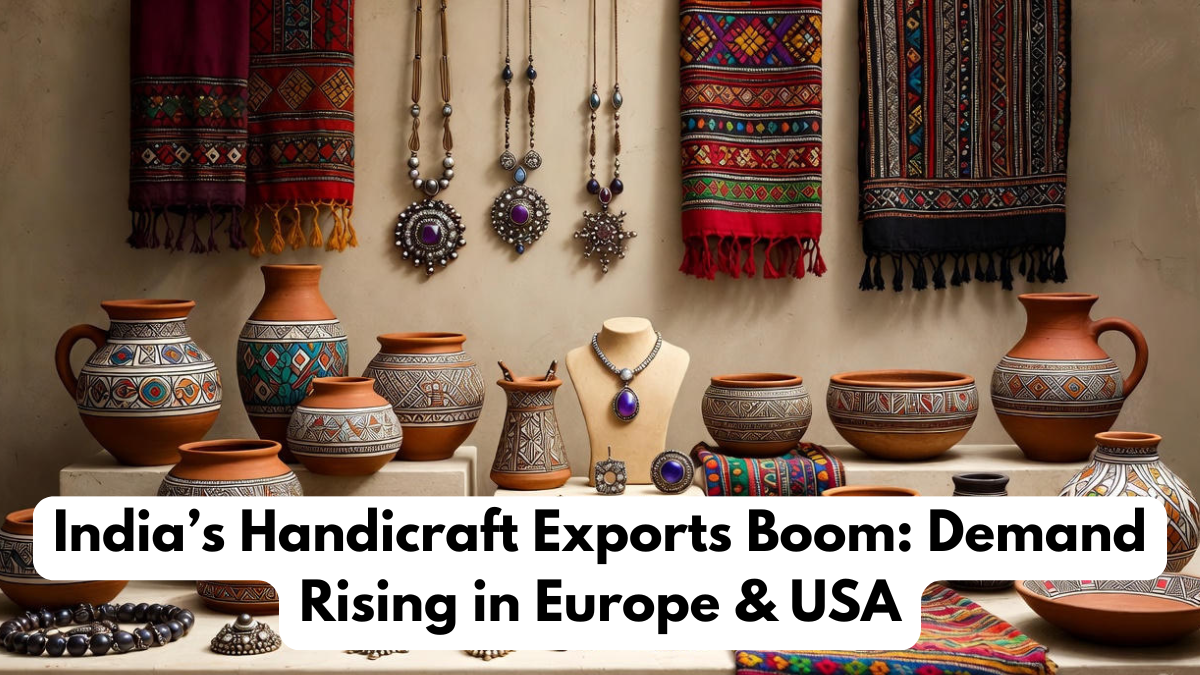 India’s Handicraft Exports Boom: Demand Rising in Europe & USA