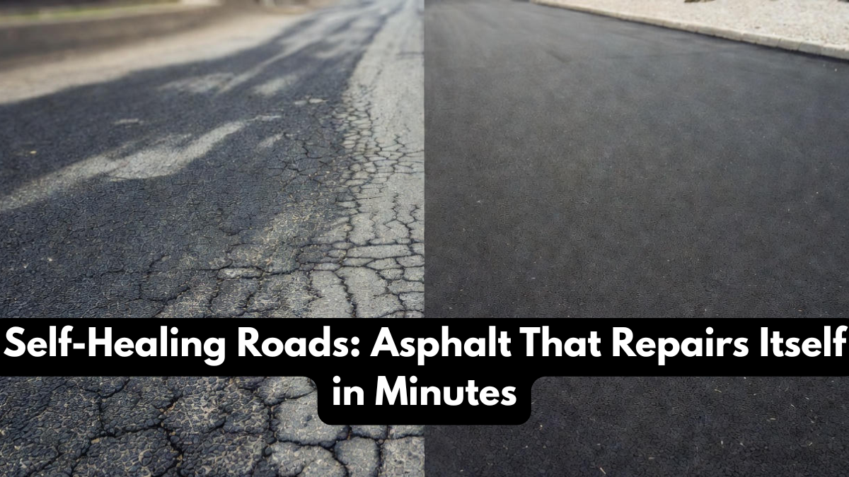 Self-Healing Roads: Asphalt That Repairs Itself in Minutes