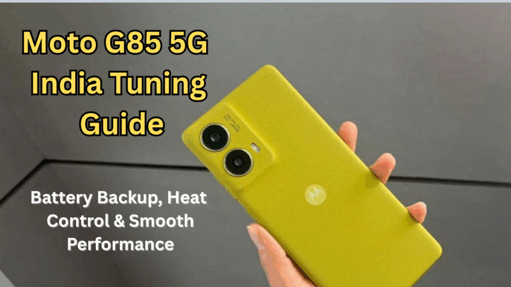 Moto G85 5G India Tuning Guide: Battery Backup, Heat Control & Smooth Performance