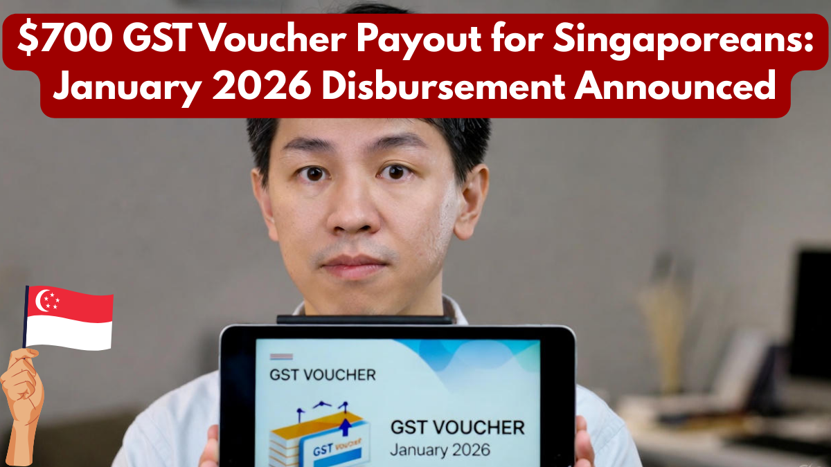 $700 GST Voucher Payout for Singaporeans: January 2026 Disbursement Announced