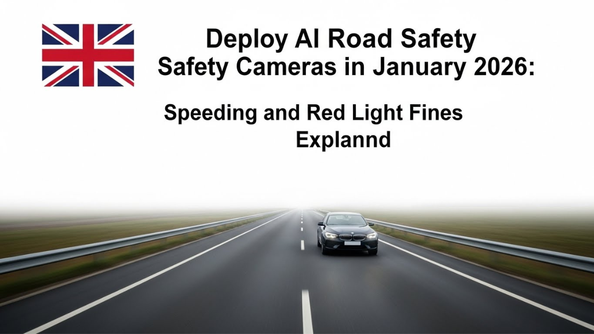 UK to Deploy AI Road Safety Cameras in January 2026: Speeding and Red-Light Fines Explained