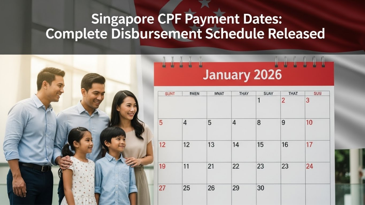 Singapore CPF Payment Dates for January 2026: Complete Disbursement Schedule Released