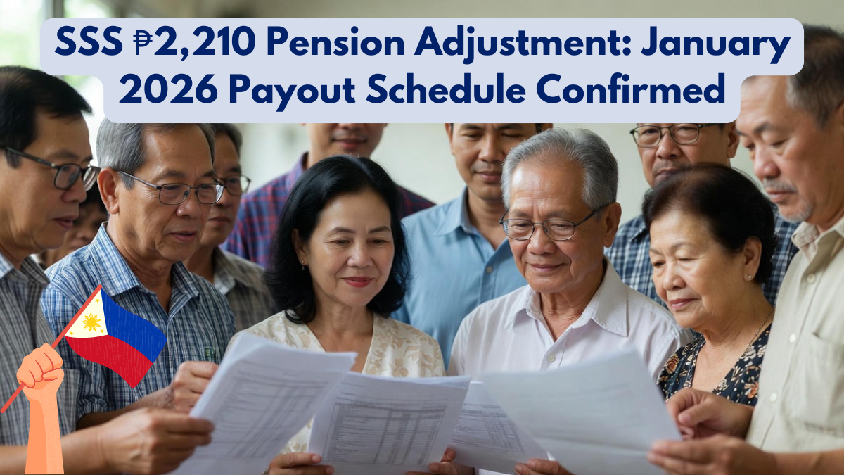 SSS ₱2,210 Pension Adjustment: January 2026 Payout Schedule Confirmed