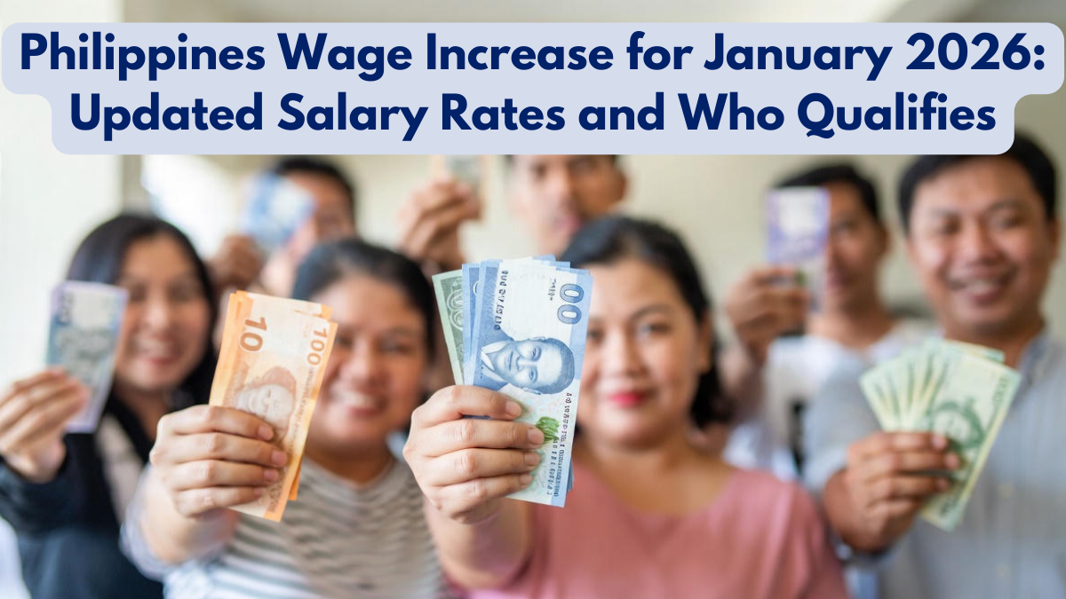 Philippines Wage Increase for January 2026: Updated Salary Rates and Who Qualifies
