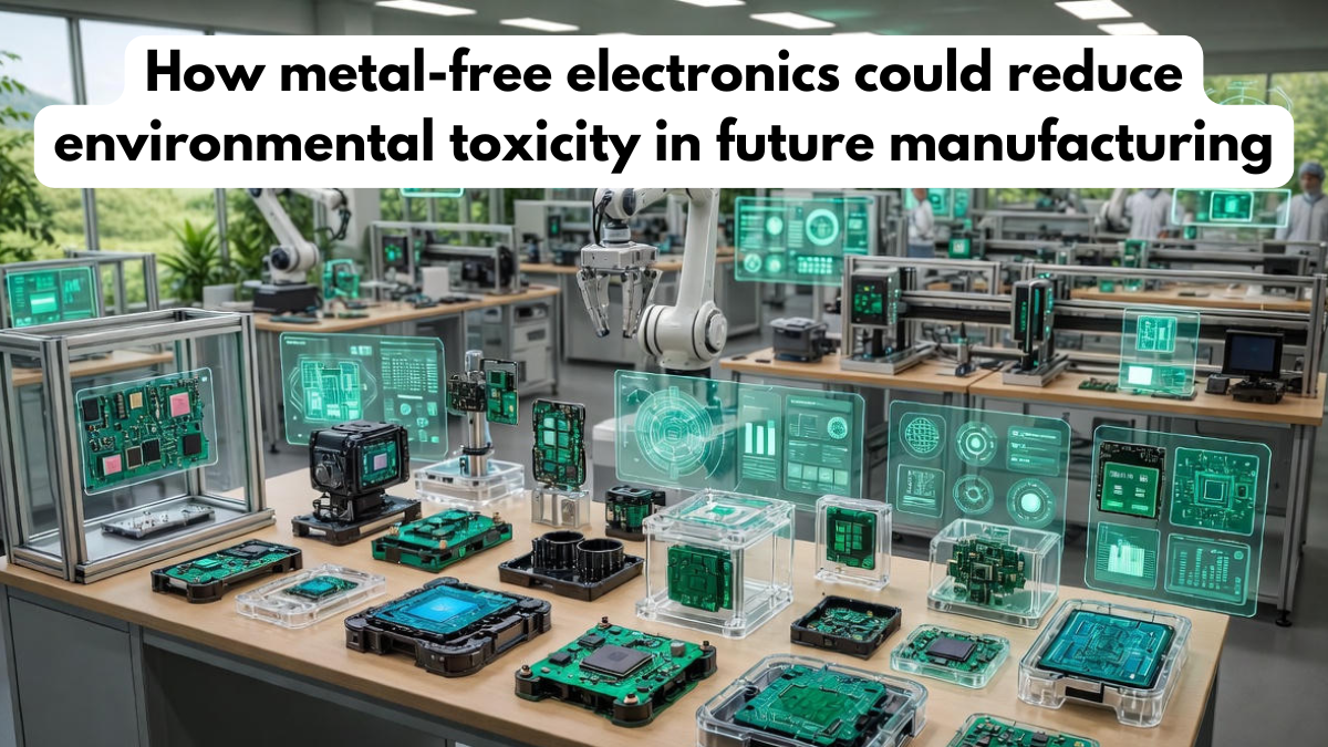 How metal-free electronics could reduce environmental toxicity in future manufacturing