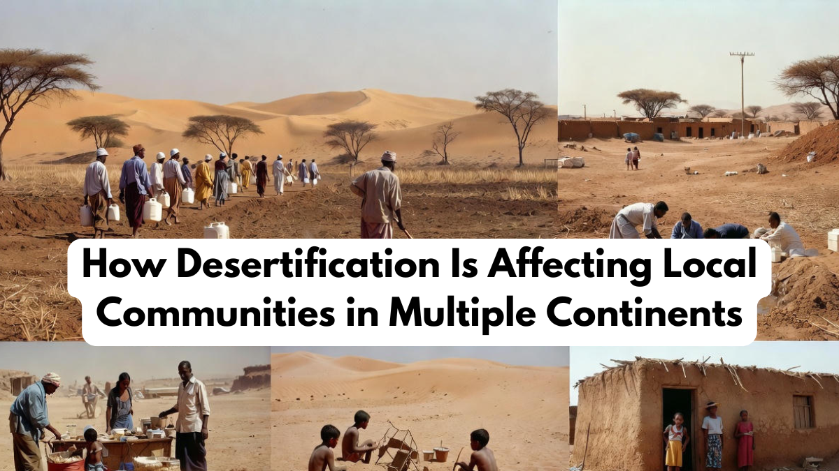 How Desertification Is Affecting Local Communities in Multiple Continents