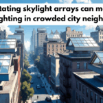 Why rotating skylight arrays can maximize natural lighting in crowded city neighborhoods