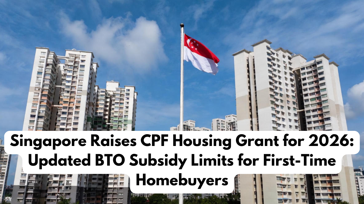 Singapore Raises CPF Housing Grant for 2026: Updated BTO Subsidy Limits for First-Time Homebuyers