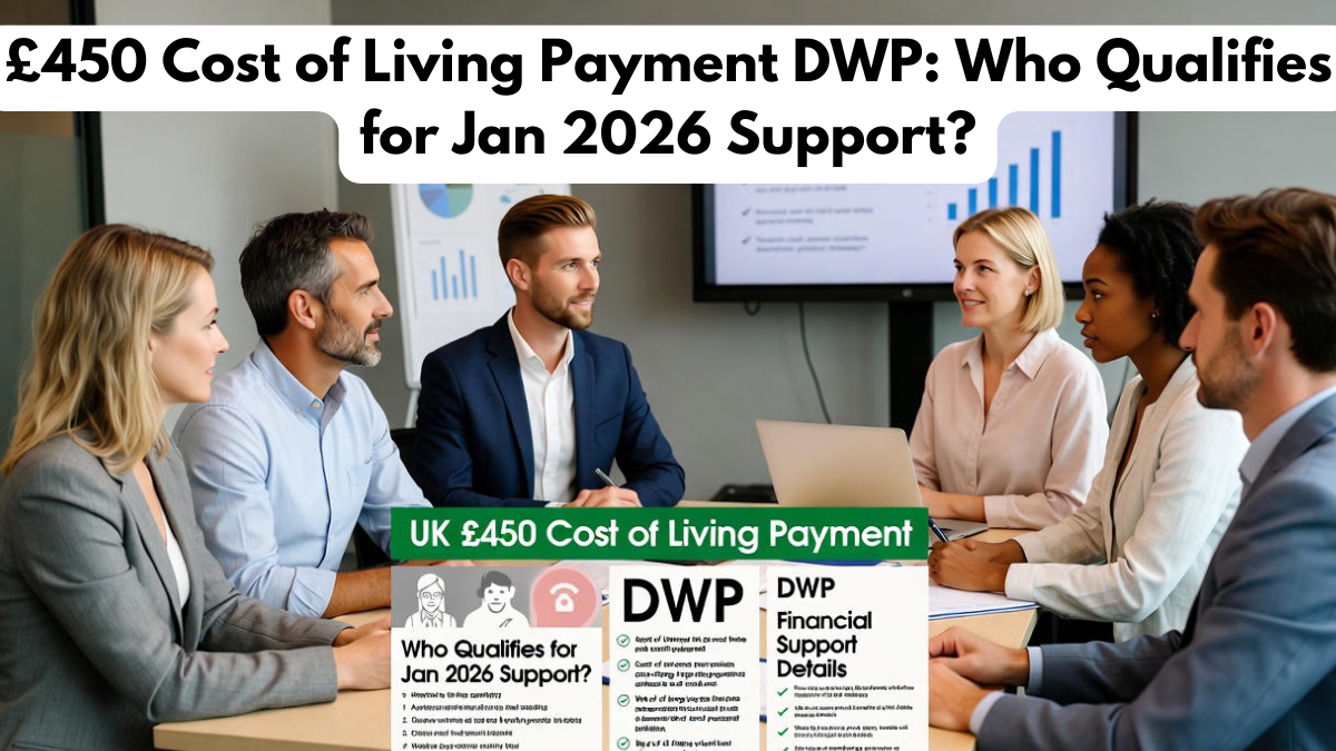 £450 Cost of Living Payment DWP: Who Qualifies for Jan 2026 Support?