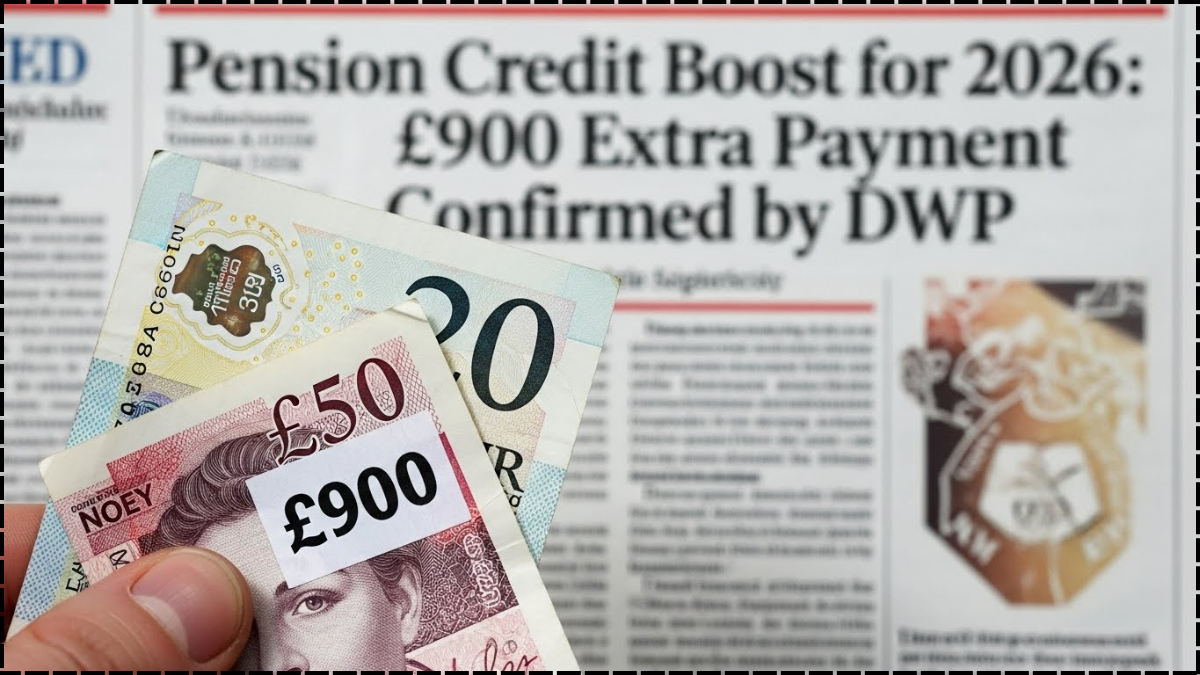 Pension Credit Boost for 2026: £900 Extra Payment Confirmed by DWP