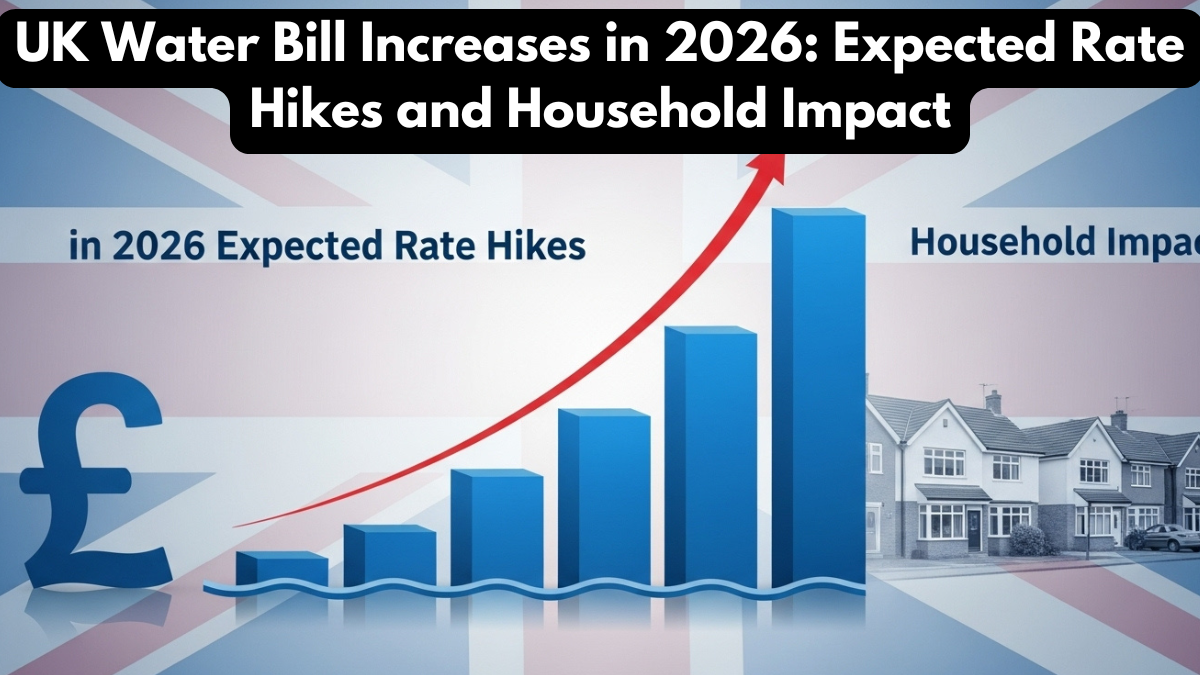 UK Water Bill Increases in 2026: Expected Rate Hikes and Household Impact