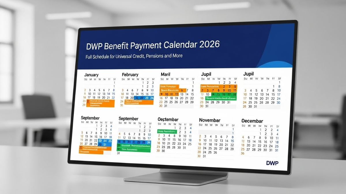 DWP Benefit Payment Calendar 2026: Full Schedule for Universal Credit, Pensions, and More