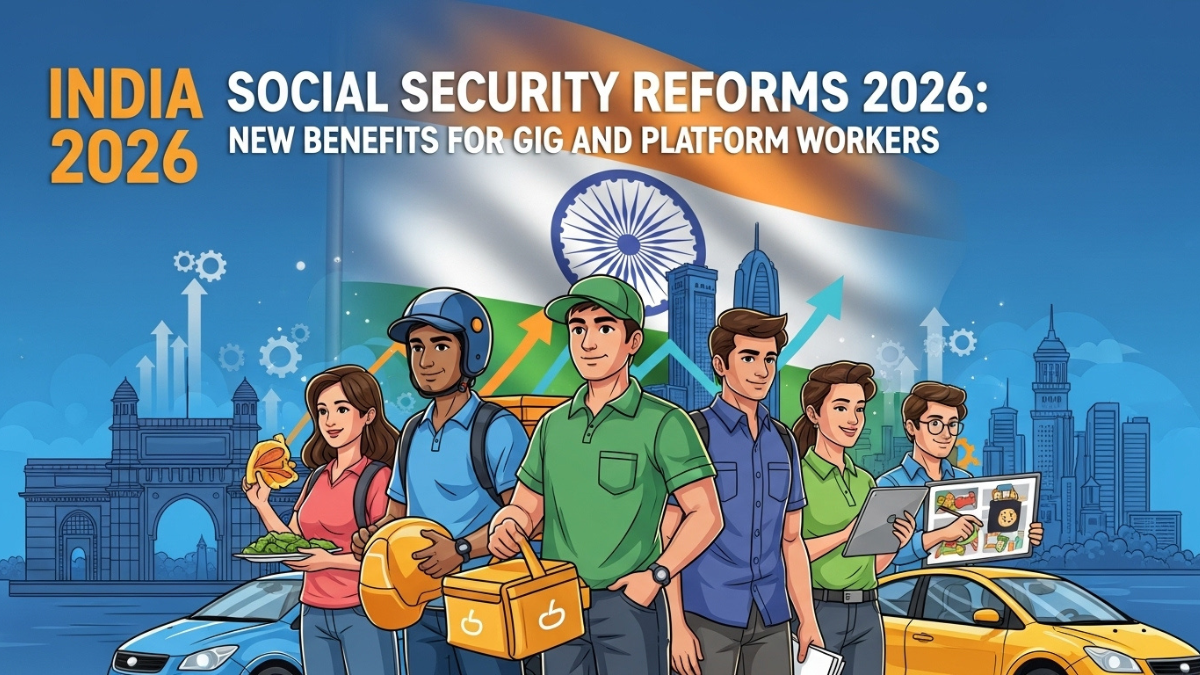 India Social Security Reforms 2026: New Benefits for Gig and Platform Workers