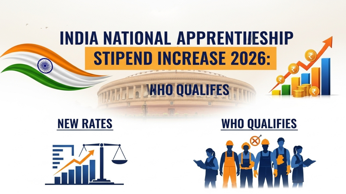 India National Apprenticeship Stipend Increase 2026: New Rates and Who Qualifies