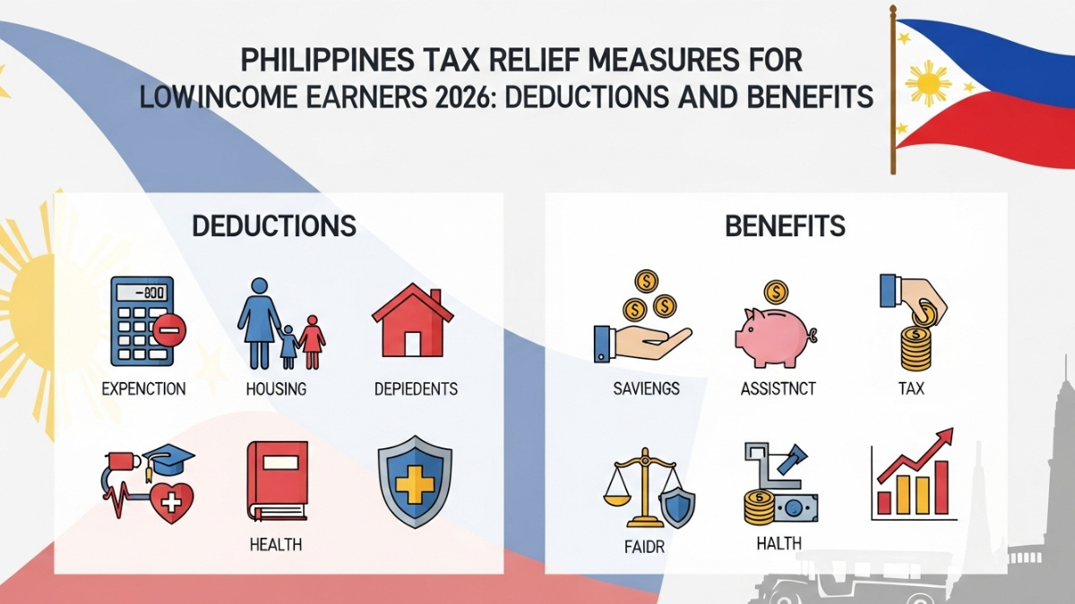 Philippines Tax Relief Measures for Low-Income Earners 2026: Deductions and Benefits