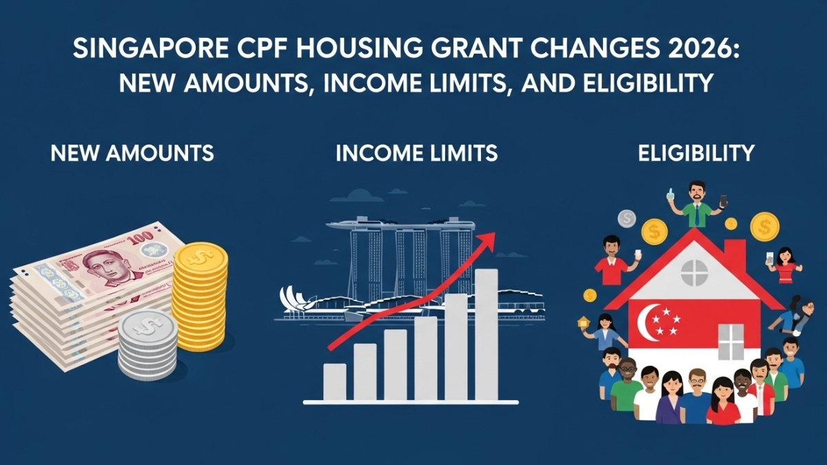 Singapore CPF Housing Grant Changes 2026: New Amounts, Income Limits, and Eligibility