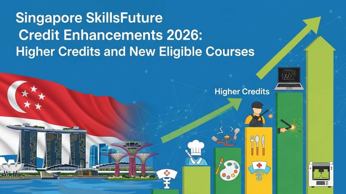 Singapore SkillsFuture Credit Enhancements 2026: Higher Credits and New Eligible Courses