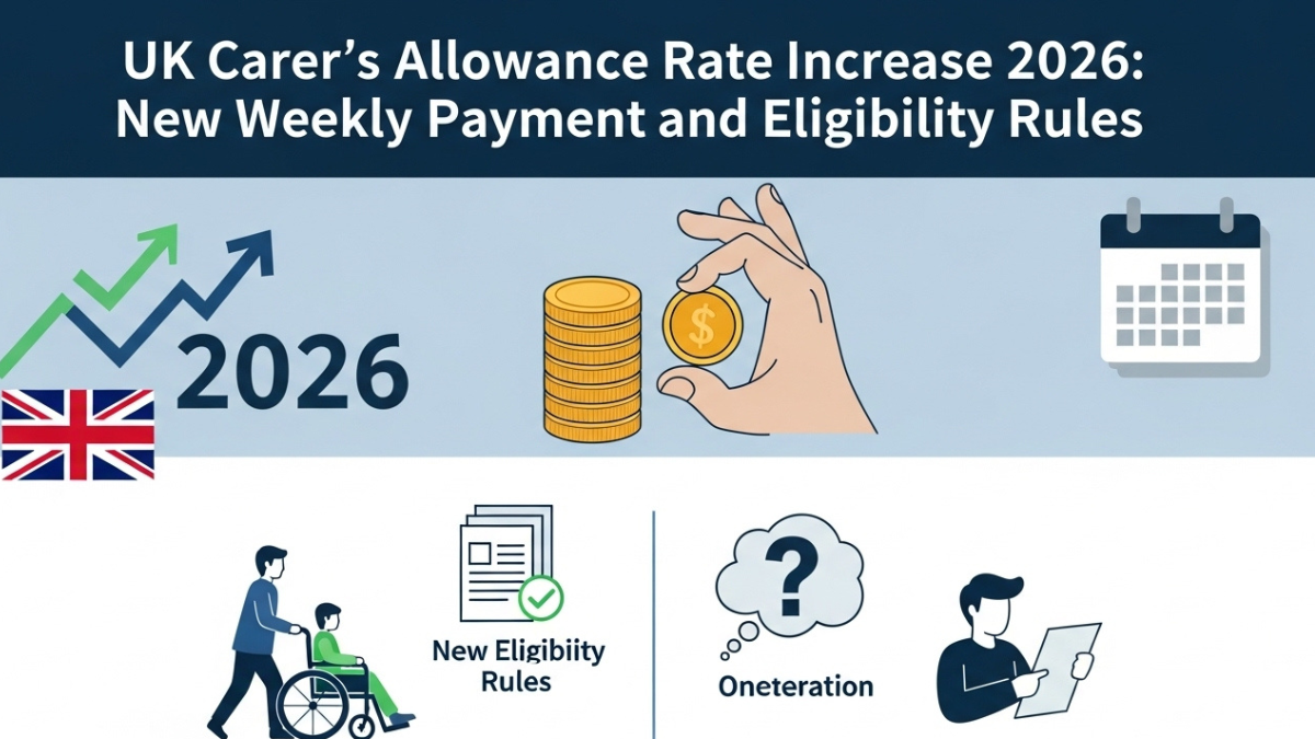 UK Carer’s Allowance Rate Increase 2026: New Weekly Payment and Eligibility Rules