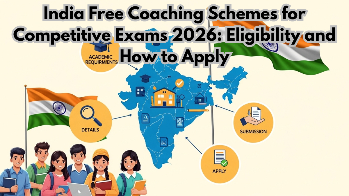 India Free Coaching Schemes for Competitive Exams 2026: Eligibility and How to Apply