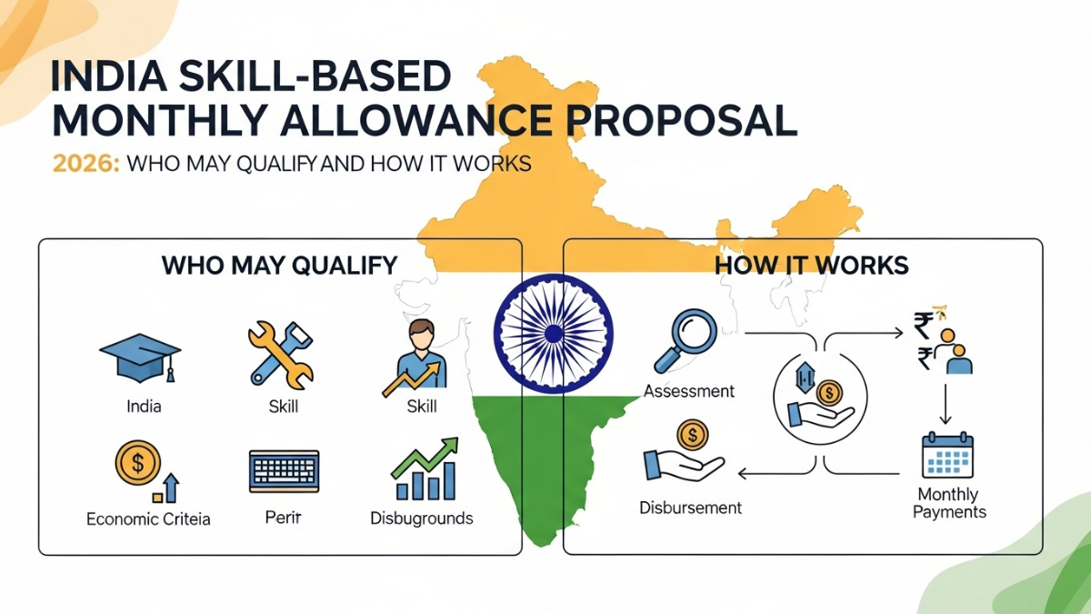 India Skill-Based Monthly Allowance Proposal 2026: Who May Qualify and How It Works