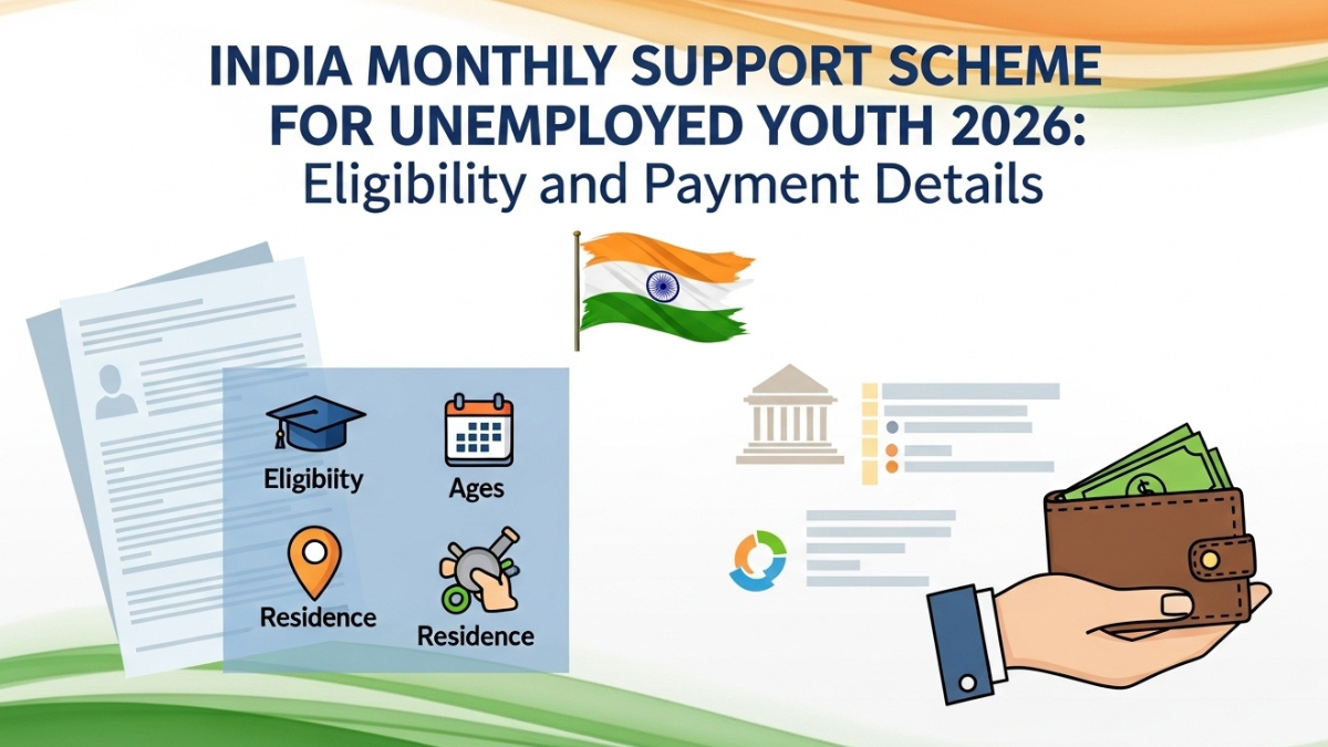 India Monthly Support Scheme for Unemployed Youth 2026: Eligibility and Payment Details