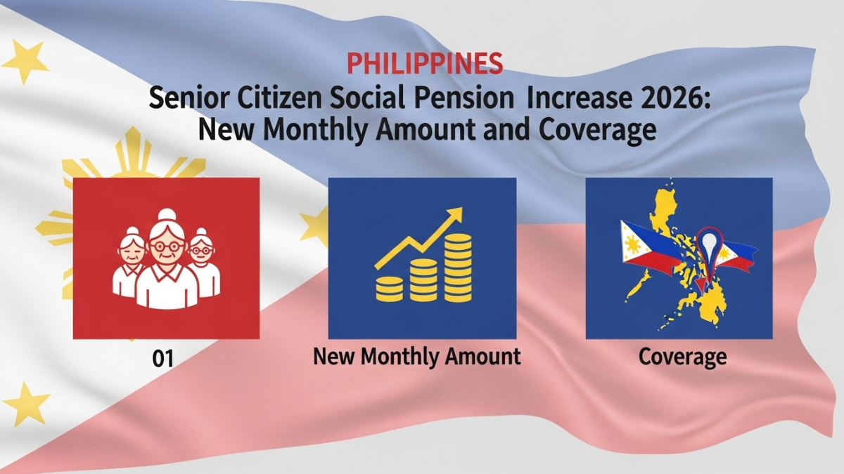 Philippines Senior Citizen Social Pension Increase 2026: New Monthly Amount and Coverage