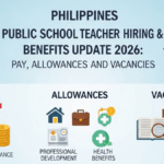 Philippines Public School Teacher Hiring and Benefits Update 2026: Pay, Allowances, and Vacancies