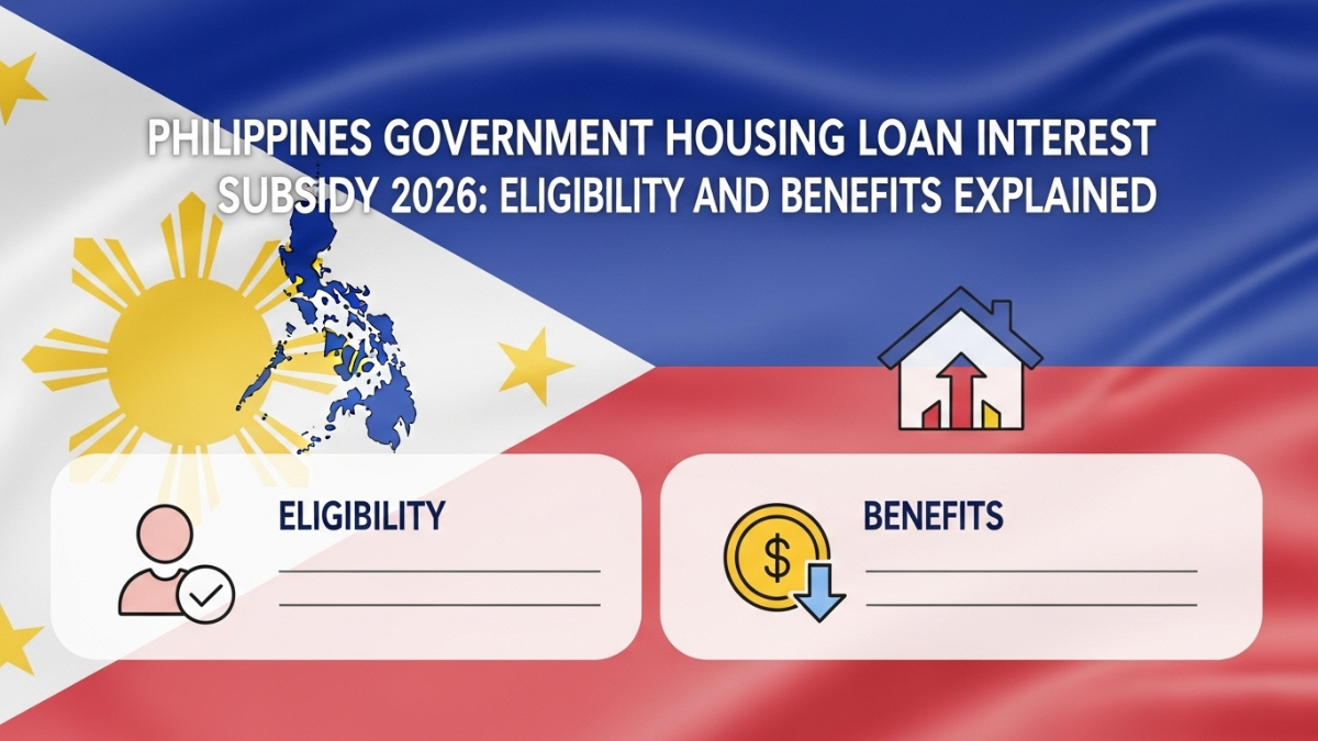 Philippines Government Housing Loan Interest Subsidy 2026: Eligibility and Benefits Explained