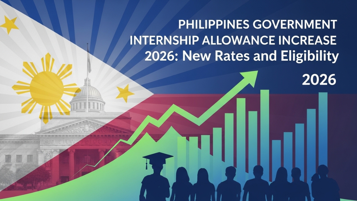 Philippines Government Internship Allowance Increase 2026: New Rates and Eligibility