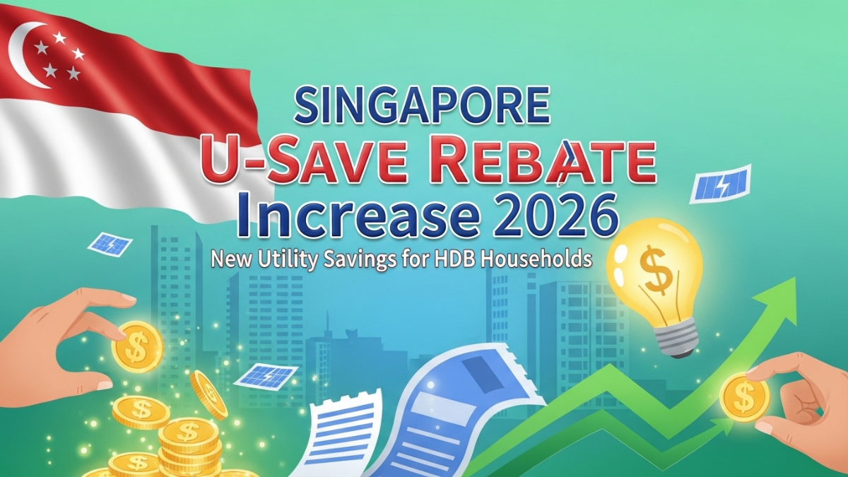 Singapore U-Save Rebate Increase 2026: New Utility Savings for HDB Households