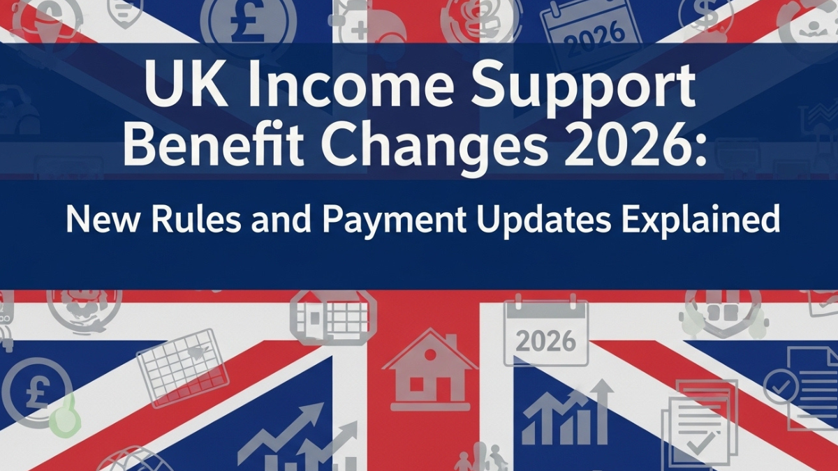 UK Income Support Benefit Changes 2026: New Rules and Payment Updates Explained