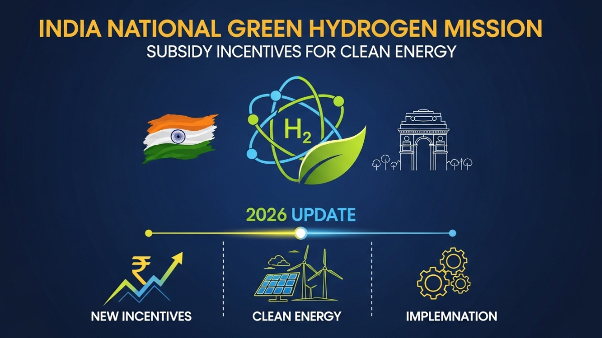 India National Green Hydrogen Mission Subsidy Update 2026: New Incentives for Clean Energy