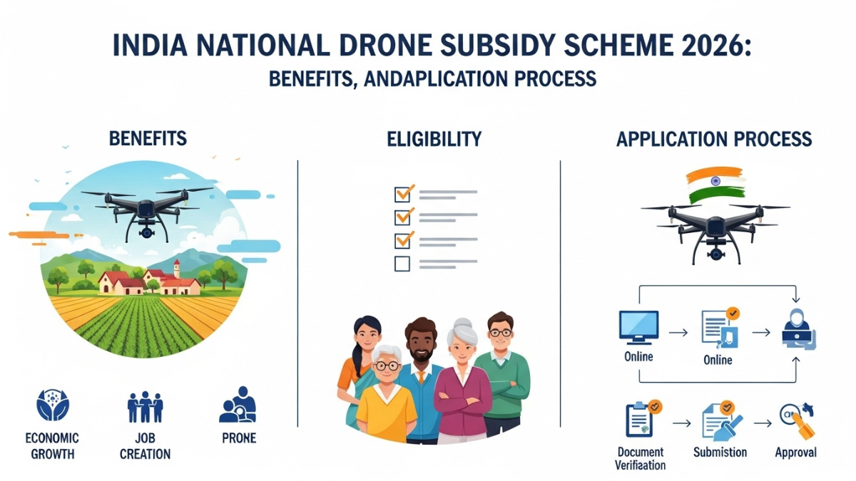 India National Drone Subsidy Scheme 2026: Benefits, Eligibility, and Application Process