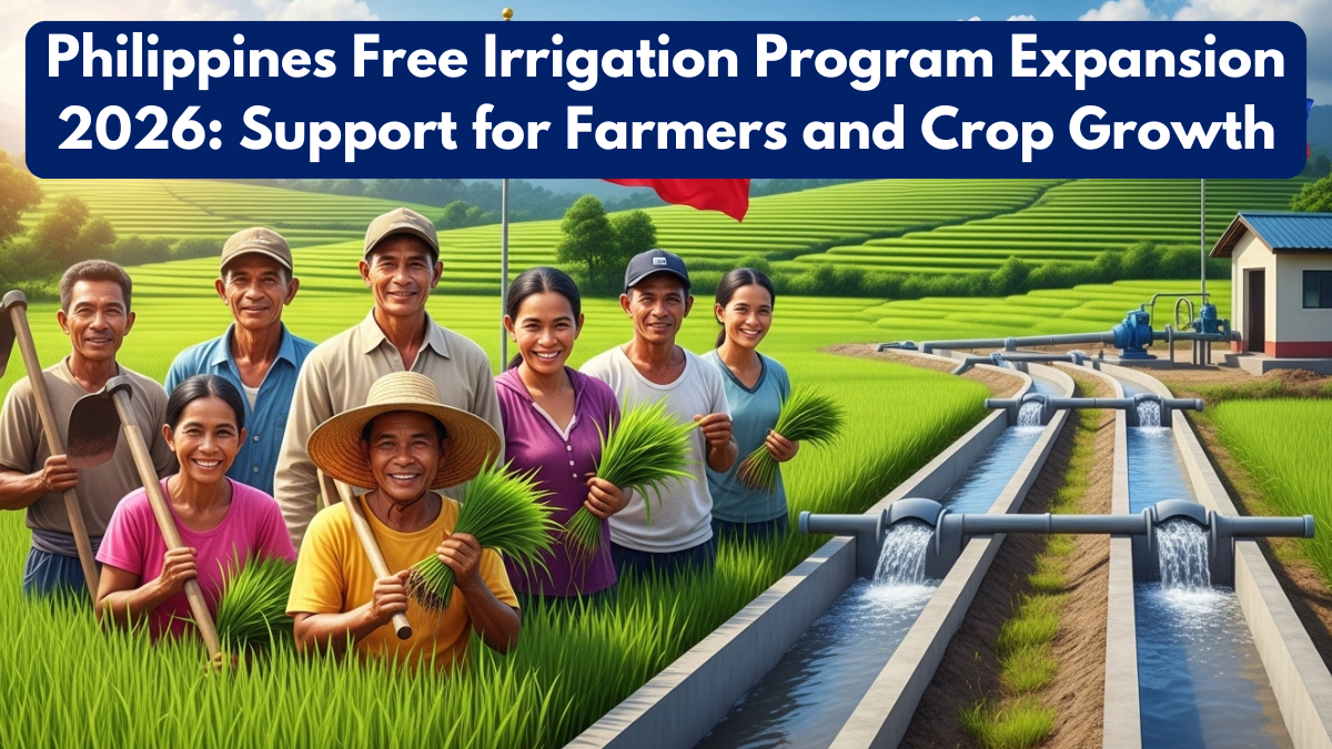 Philippines Free Irrigation Program Expansion 2026: Support for Farmers and Crop Growth