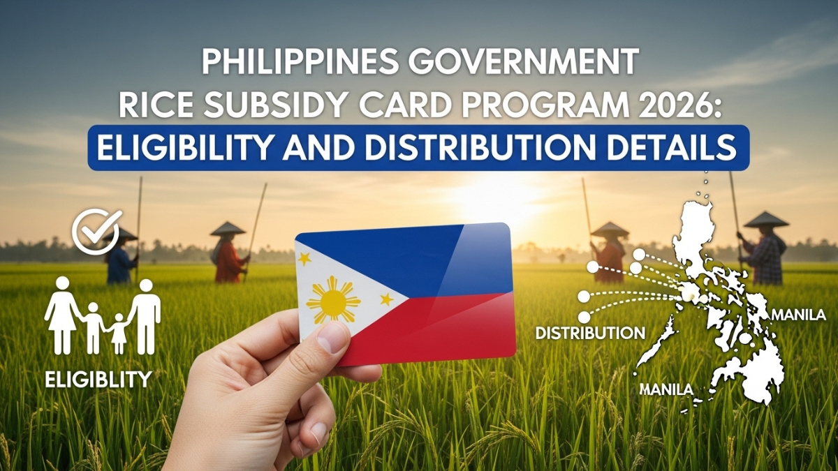 Philippines Government Rice Subsidy Card Program 2026: Eligibility and Distribution Details