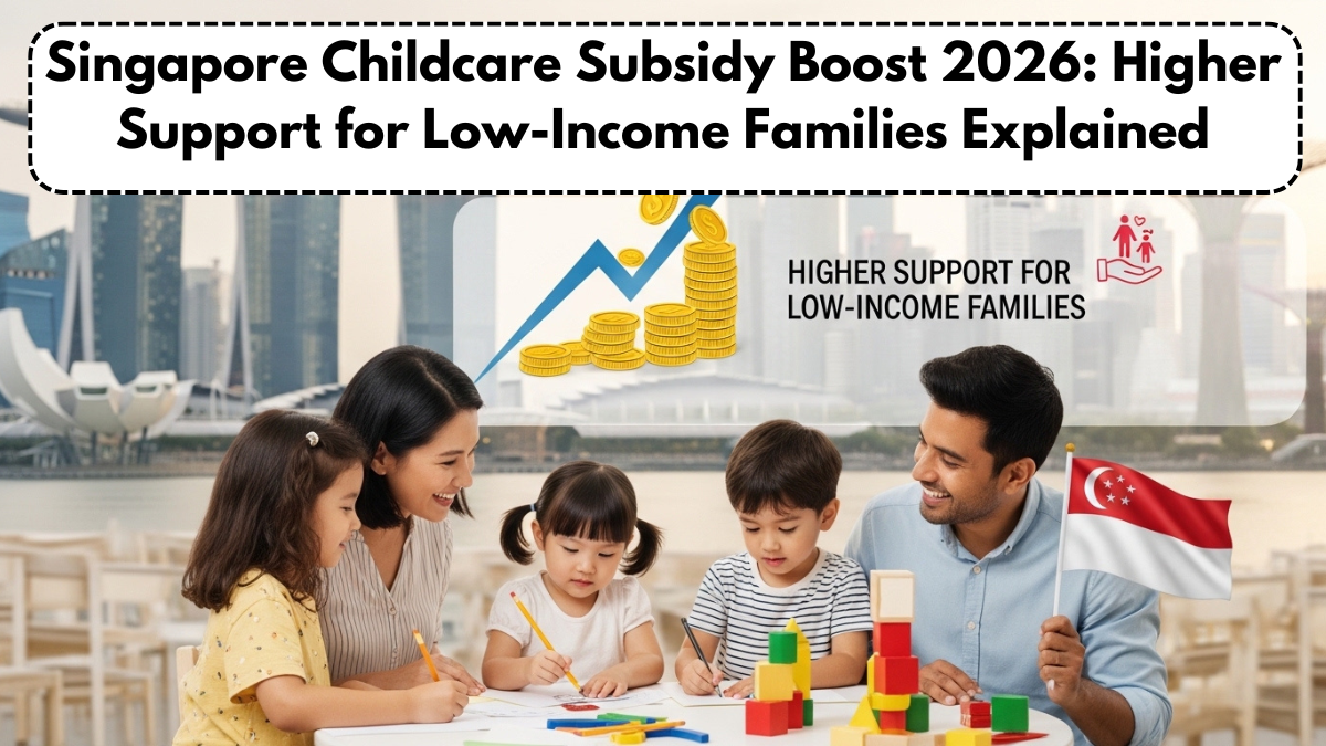 Singapore Childcare Subsidy Boost 2026: Higher Support for Low-Income Families Explained