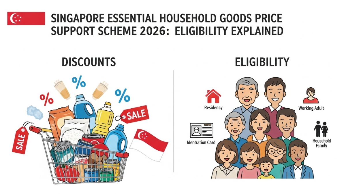 Singapore Essential Household Goods Price Support Scheme 2026: Discounts and Eligibility Explained