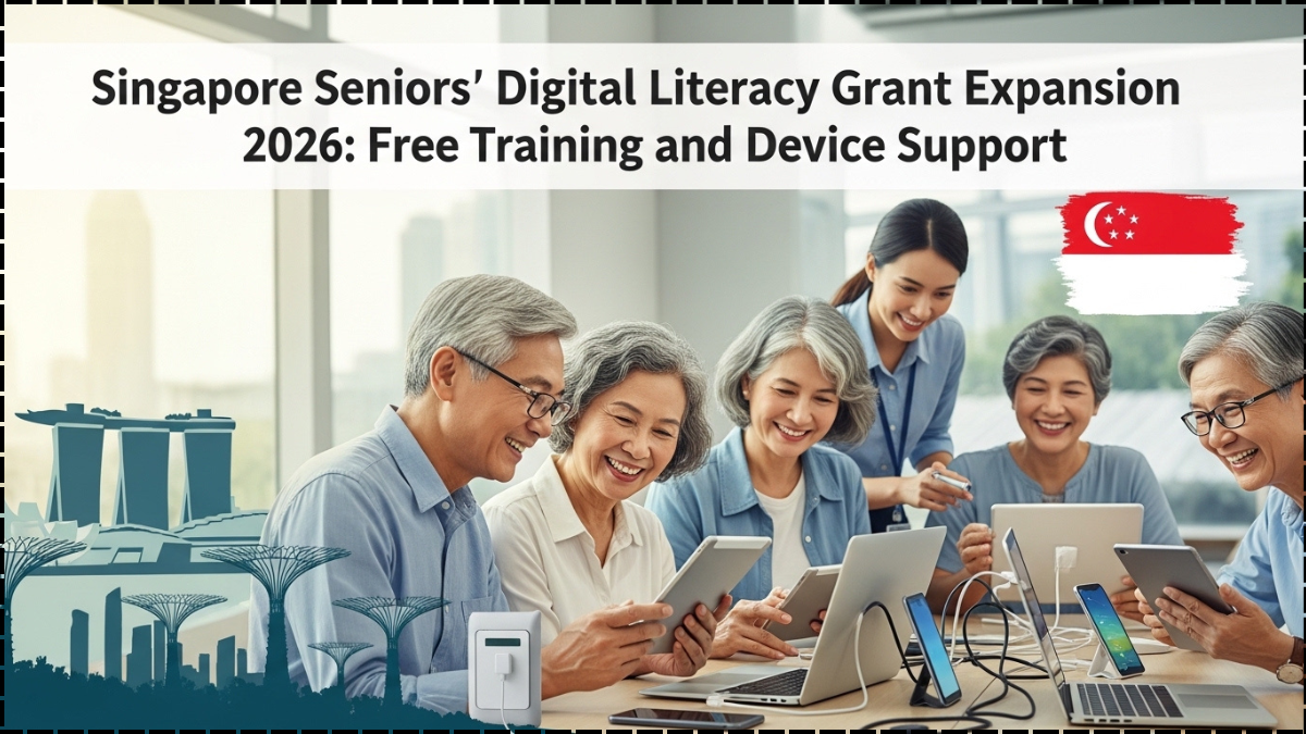 Singapore Seniors’ Digital Literacy Grant Expansion 2026: Free Training and Device Support
