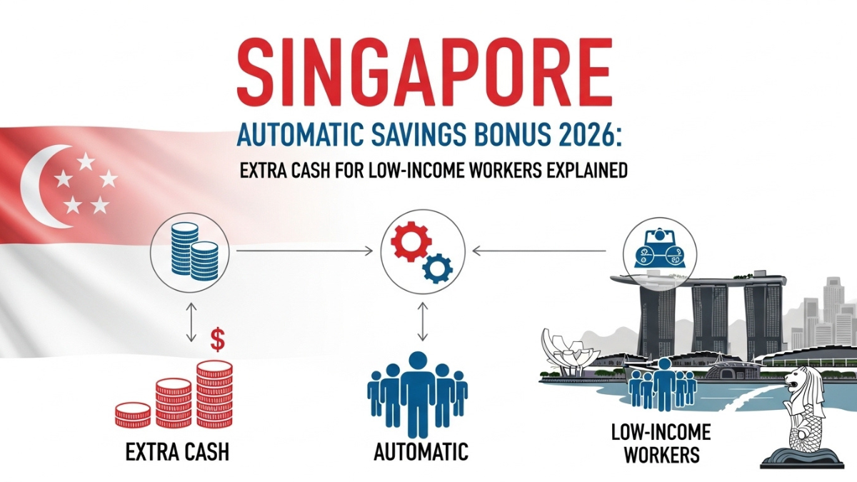 Singapore Automatic Savings Bonus 2026: Extra Cash for Low-Income Workers Explained