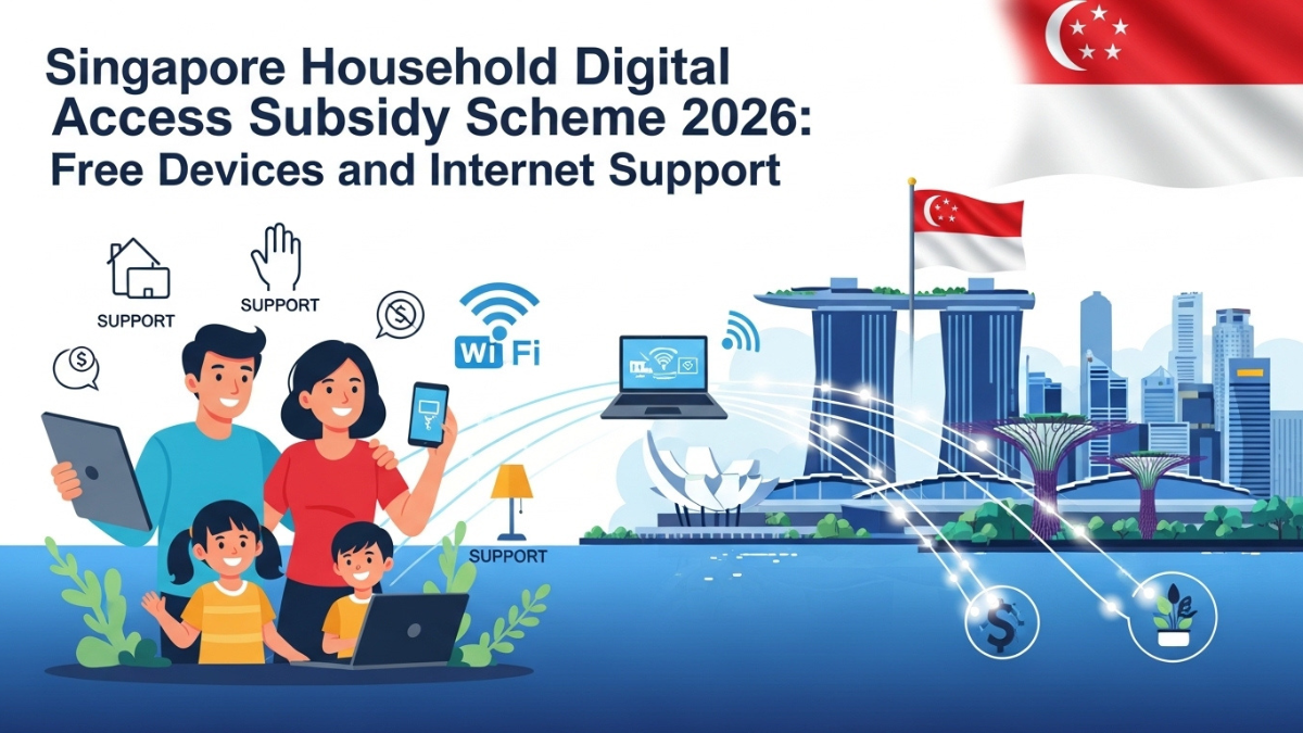Singapore Household Digital Access Subsidy Scheme 2026: Free Devices and Internet Support