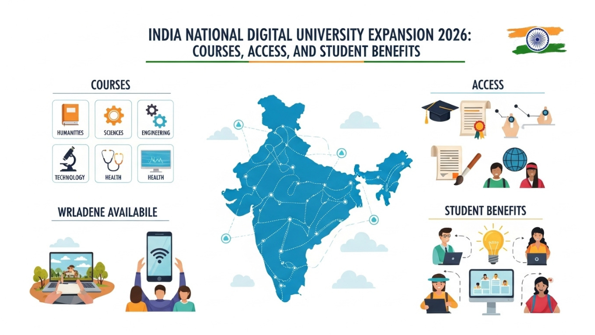 India National Digital University Expansion 2026: Courses, Access, and Student Benefits