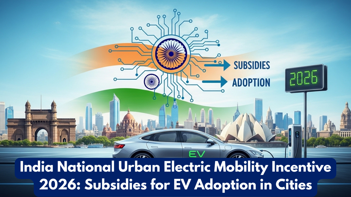 India National Urban Electric Mobility Incentive 2026: Subsidies for EV Adoption in Cities